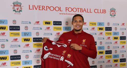 ليفربول يقدّم فان ديك رسميًا للجمهور